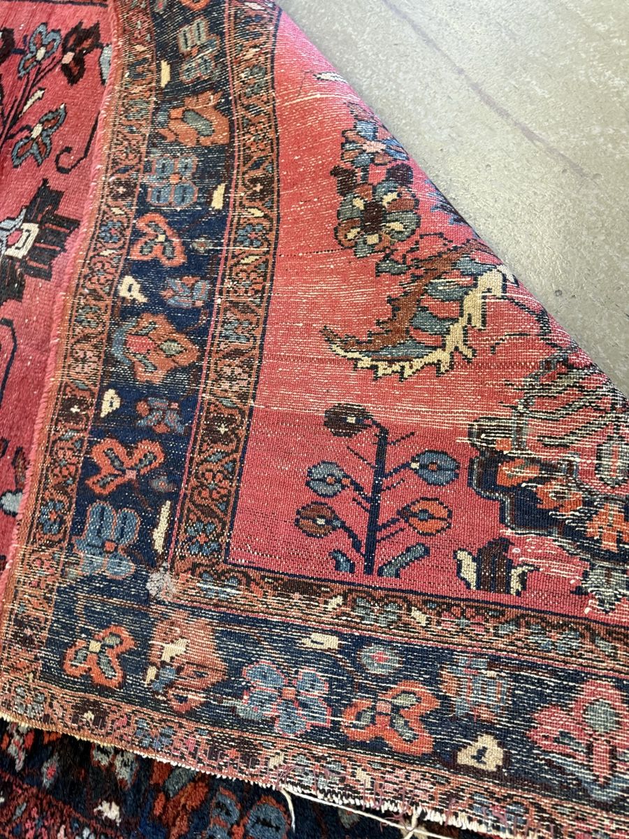 Tappeti: Persischer Teppich, rot-blau, vintage, echtes Einzelstuck! – Usato da Strengelbach venduto da RaenAntikDesign 4
