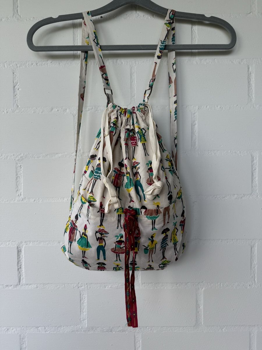 Borse & Zaini: nice things Beuteltasche ecru mit Print – Nuovo (secondo la descrizione) da Brütten venduto da Rod816 2
