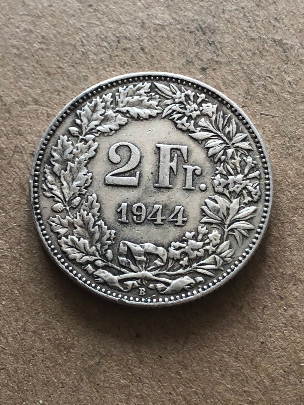 Toutes les monnaies: 2 Fr. 1944 – D'occasion à Schötz par Odpa