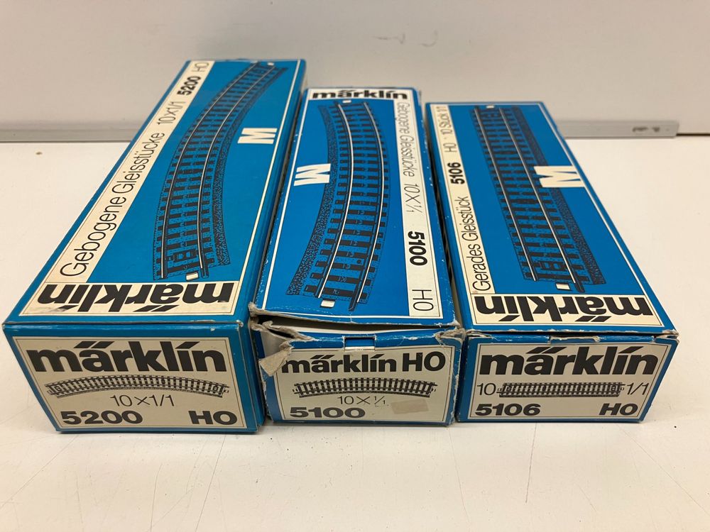 Märklin Modelleisenbahnen: märklin M-Gleis 5100/5106/5200: 30x Schienen - sauber + gut – Neu (gemäss Beschreibung) aus Thun von retoolinoo 6