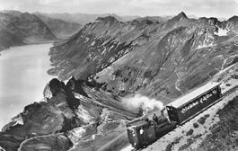 Brienzer Rothorn B.R.B. Gestell Eisenbahn Zug