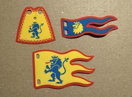Lego Ritter Cape Banner Flagge Löwenritter Lego Burg