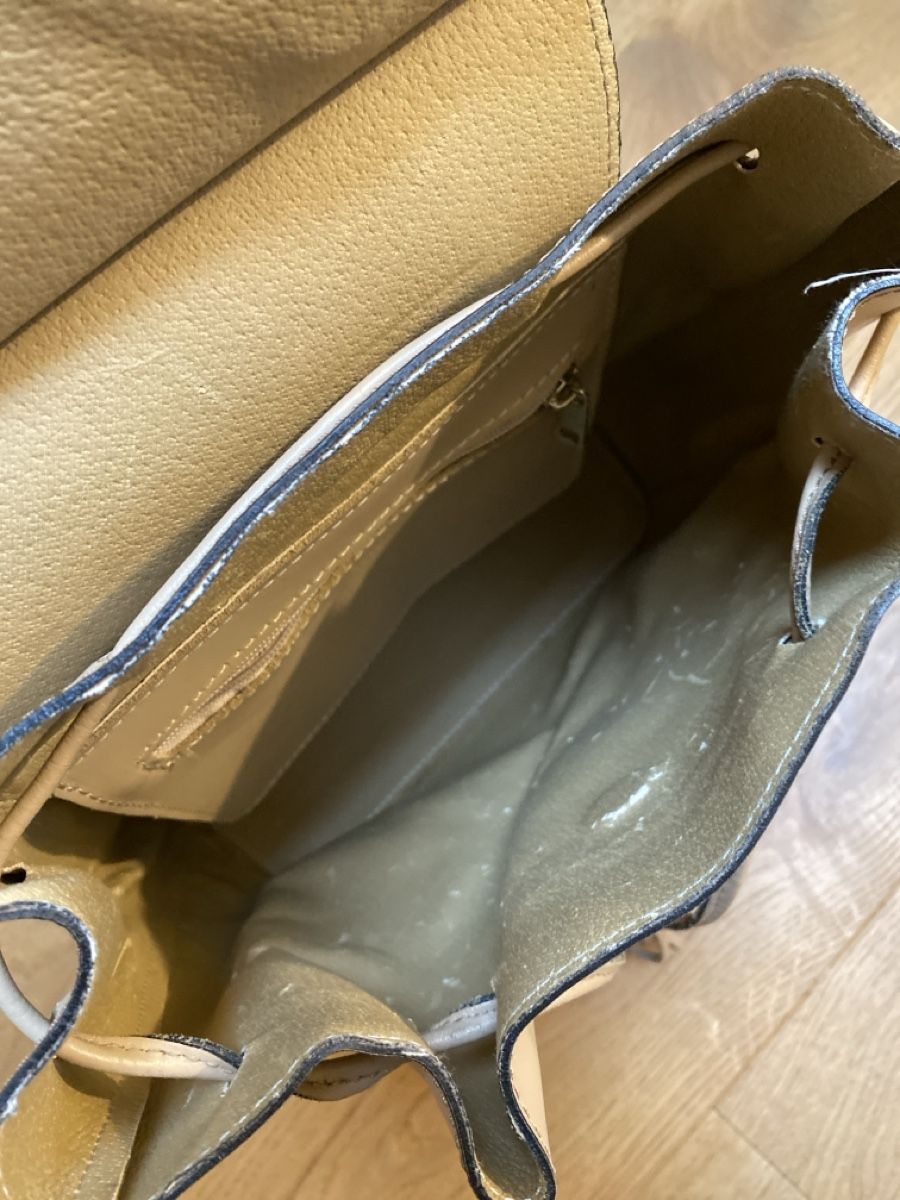Zaini: Lederrucksack beige gebrauchter Zustand – Usato da Wetzikon ZH venduto da purple_44 6