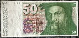 Schweizer Banknote - 50 Franken Note