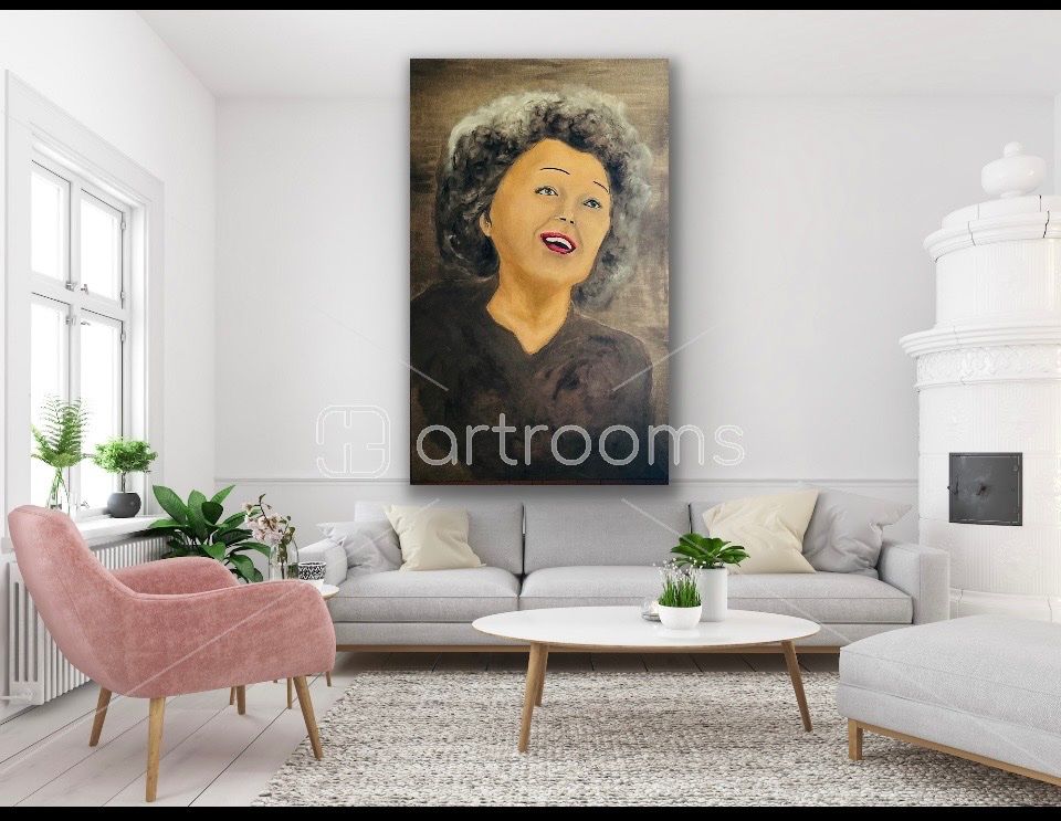 Gemälde: Edith Piaf/oil Bild/Kunst Doks – Neu und originalverpackt aus Beromünster von dok_b8mf 5