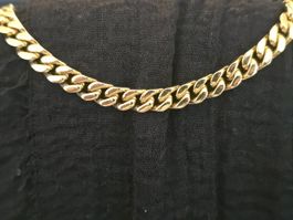 Chaîne argent 925 bracelet plaqué or 10m 