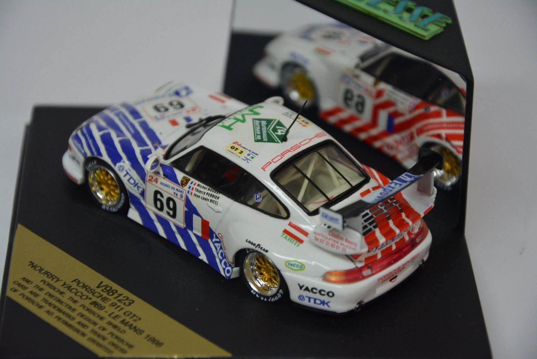 Porsche Modellautos: Porsche 911 GT2 ,  Le Mans 1996 , 1:43 – Neu (gemäss Beschreibung) aus Goldach von Feivel9 6