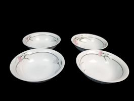 CHINA PEARL Suppenschalen, 4 Stück