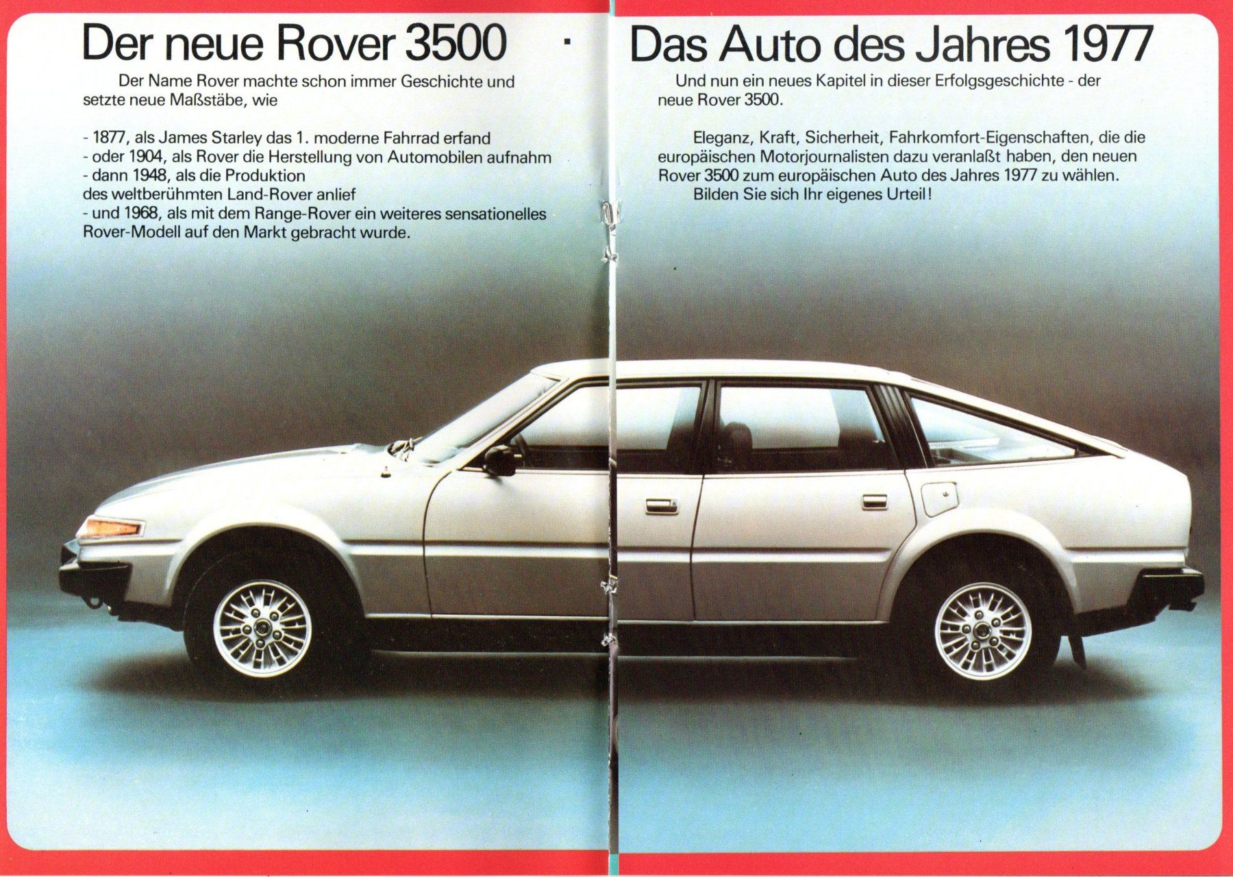 Rover Autos: Rover 3500 - Originalprospekt – Gebraucht aus Malans GR von Chueche427 1