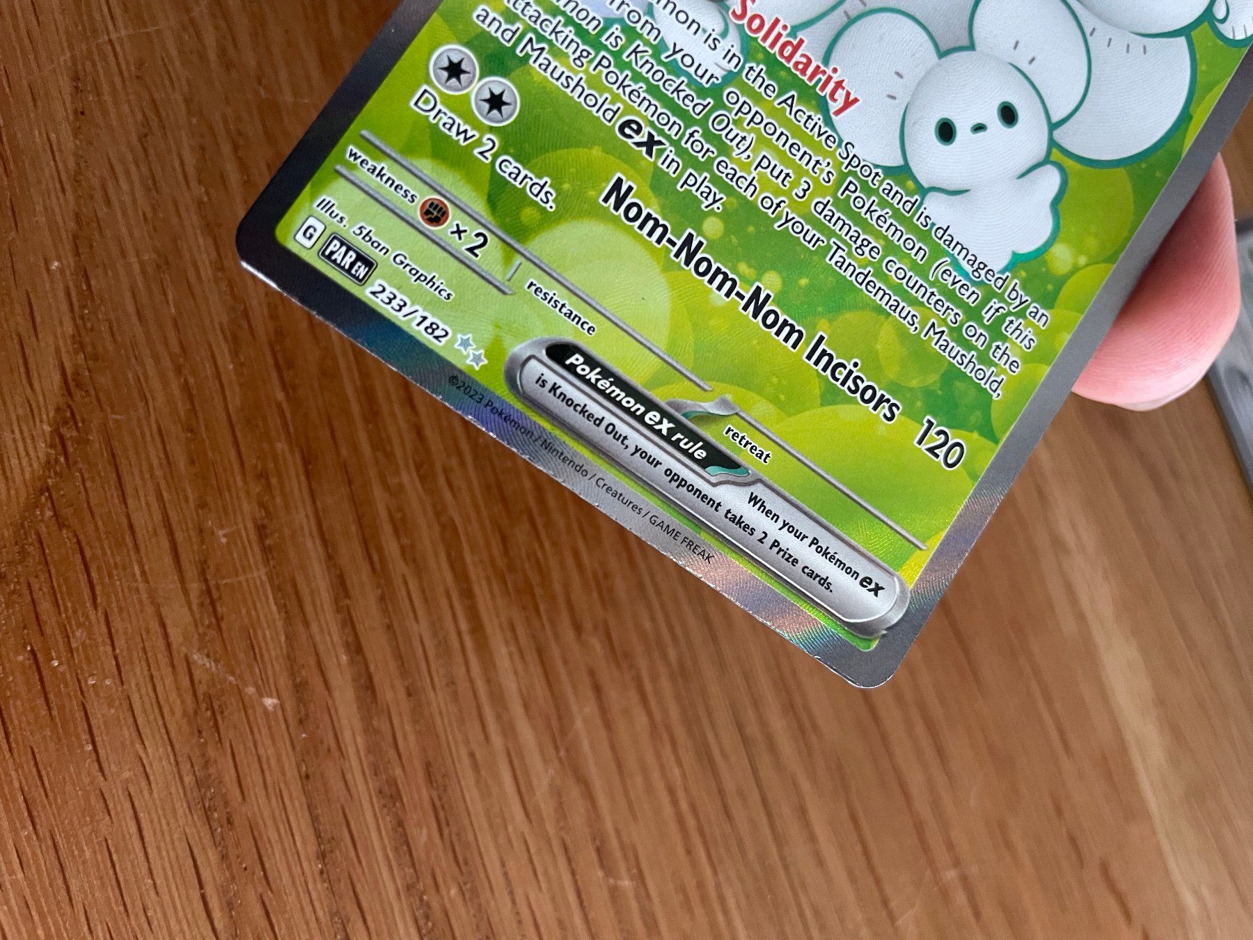 Pokémon Sammelbilder & Trading cards: Maushold ex Full Art - Paradox Rift – Neu (gemäss Beschreibung) aus Kirchberg BE von  2