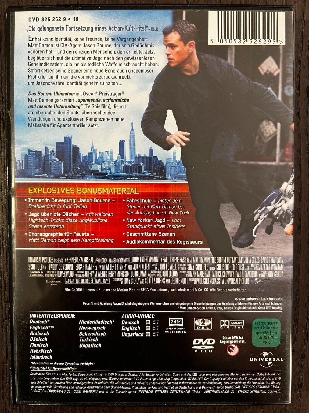 Tutti i DVDs: Das Bourne Ultimatum – Usato da Zürich venduto da FilmFreunde 1