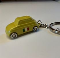 Fiat 500 Schlüsselanhänger Metall 40mm