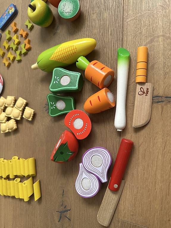 Giocattoli: Holznudeln, -früchte, -Gemüse ohne Plastik – Usato da Buchs SG venduto da pessego2008 4