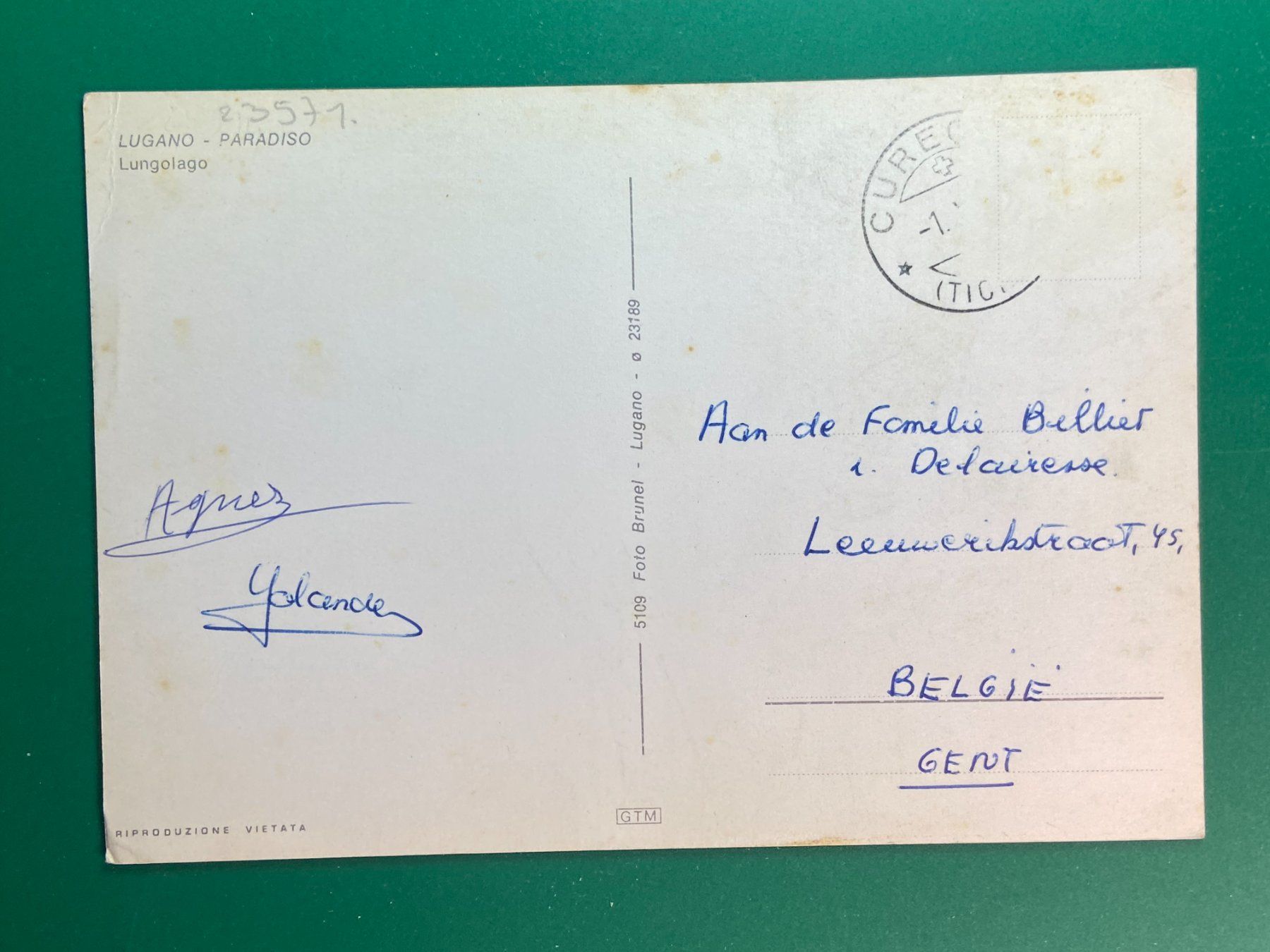 Cartoline postali: Lugano-Paradiso – Usato da Steg VS venduto da _vinci_ 1