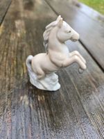 Pferde Figur, Porzellan, weiss, Vintage