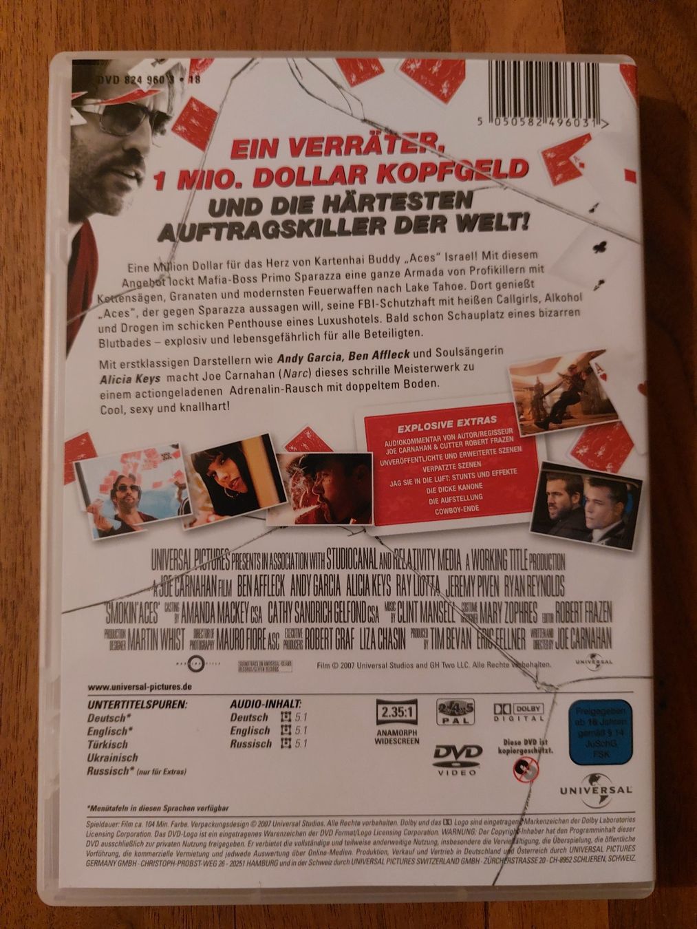 Tutti i DVDs: DVD - Smokin Aces – Usato da Rheinfelden venduto da FilmAuktion 1