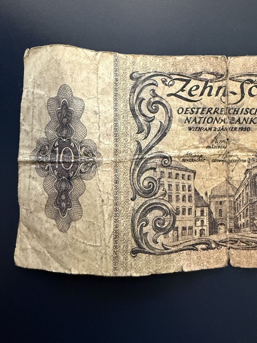 Banconote: 10 Schilling 1950 – Usato da Birmenstorf AG venduto da Pat_roll. 2