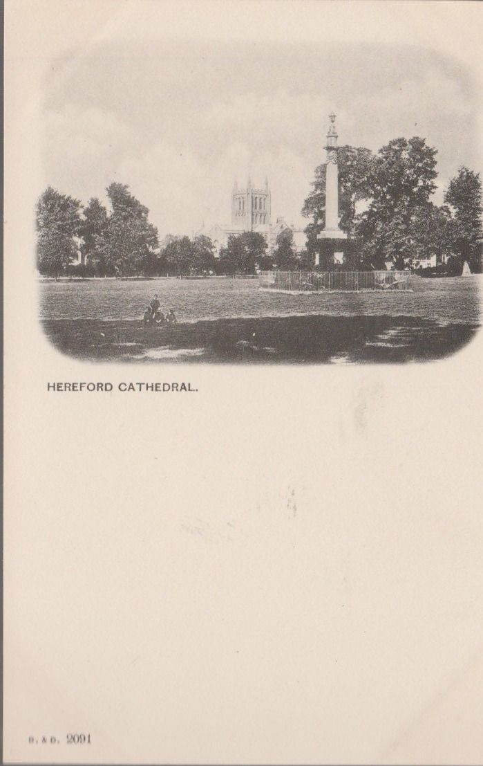 Cartes postales: old  UK Postcard HEREFORD - CATHEDRAL  B. & D. ak – D'occasion à Vezia par Aquarius_Age