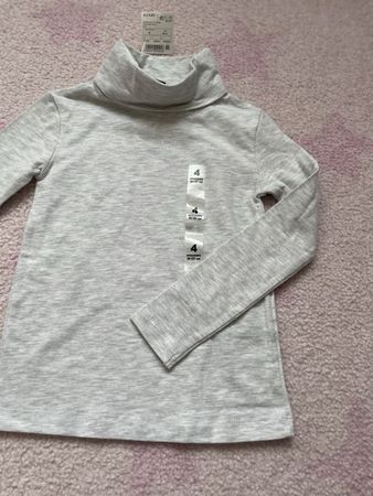 Pull col roulé gris Kiabi 4 ans neuf 98-107cm