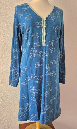DEERBERG L 40 NACHTKLEID KLEID DRESS , TOP ZU MORGENMANTEL