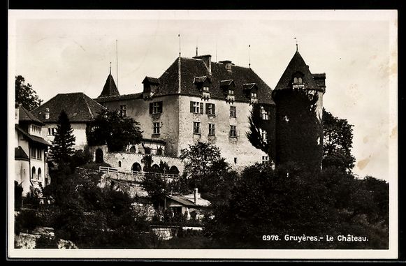 Ansichtskarten: AK Gruyères, Le Château – Gebraucht aus Berlin von bartko-reher