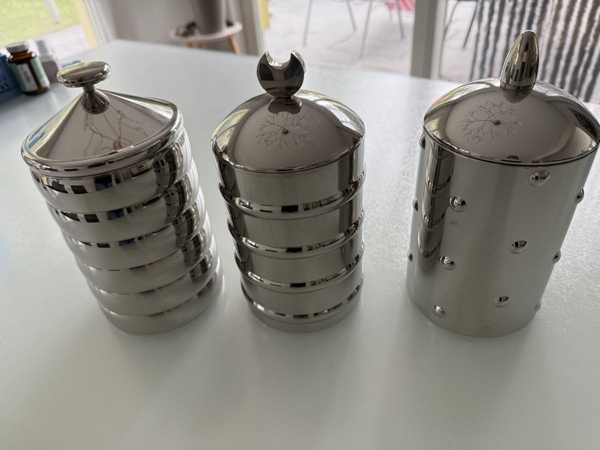 Alessi Pentole: 3 ALESSI Küchendosen Kalisto – Usato da Gränichen venduto da pellegrino333