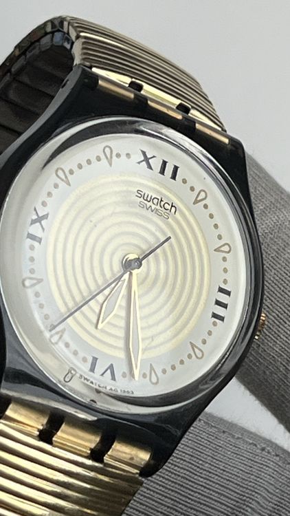 Swatch Montres: Vintage Swatch Uhr, Rarität, Goldfarben, Sammlerstück! – D'occasion à Grenchen par chththl 3