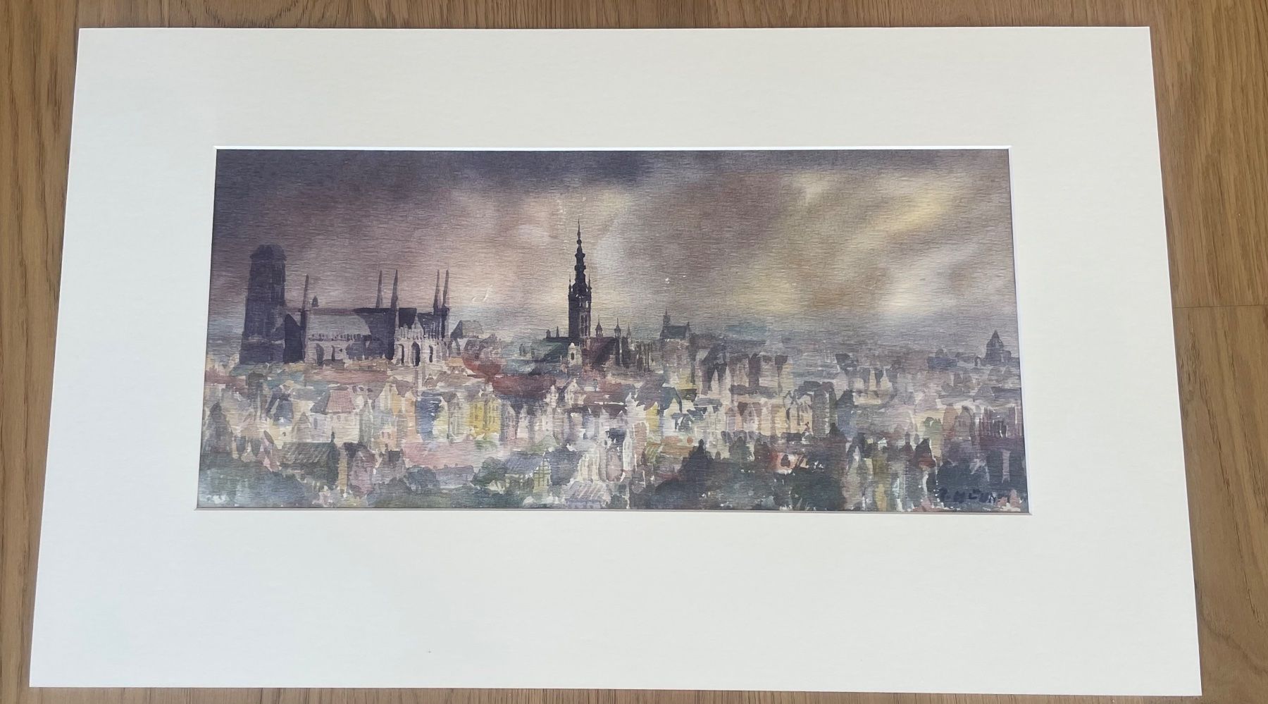 Poster & Bilder: Ulrich Hübner Original Aquarell – Gebraucht aus Sargans von Didis