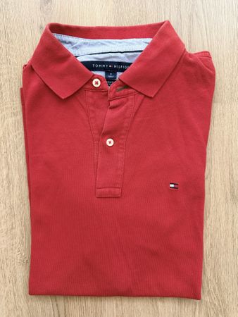 Polo Shirt Tommy Hilfiger rot Classic Fit Grösse M