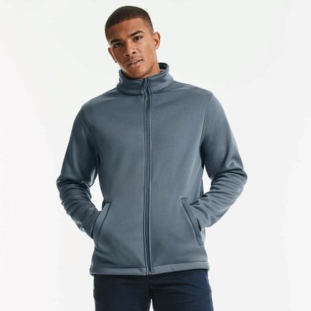 Softshell Jacke, "RUSSELL", Gr.L/52, grey, atmungsaktiv