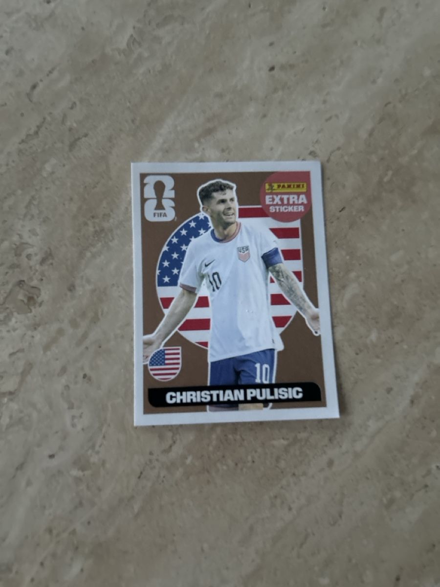 Sticker: Pulisic extra sticker 2026 (bronze)  – Nuovo e nell'imballaggio originale da Rorbas venduto da cel10