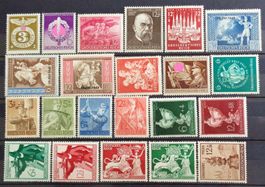 DEUTSCHES REICH: Ein Lot Postfrische ** aus 1942–1945