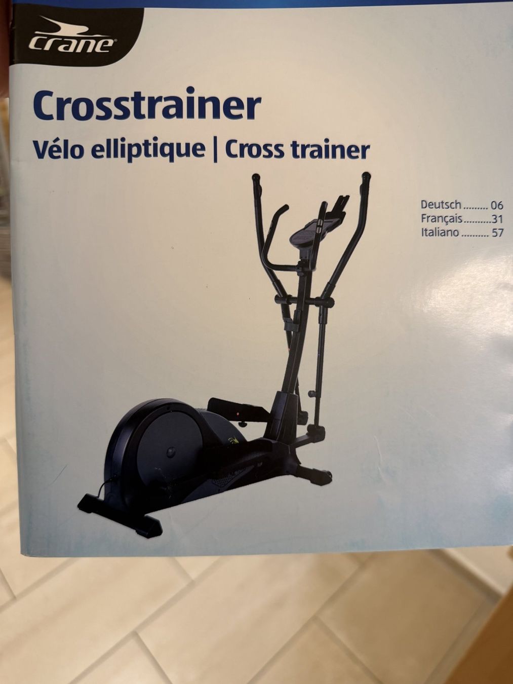 Aldi Hometrainer: Crane Crosstrainer mit Puls & Watt-Programmen – Usato da Rotkreuz venduto da absolutely.ayra 4