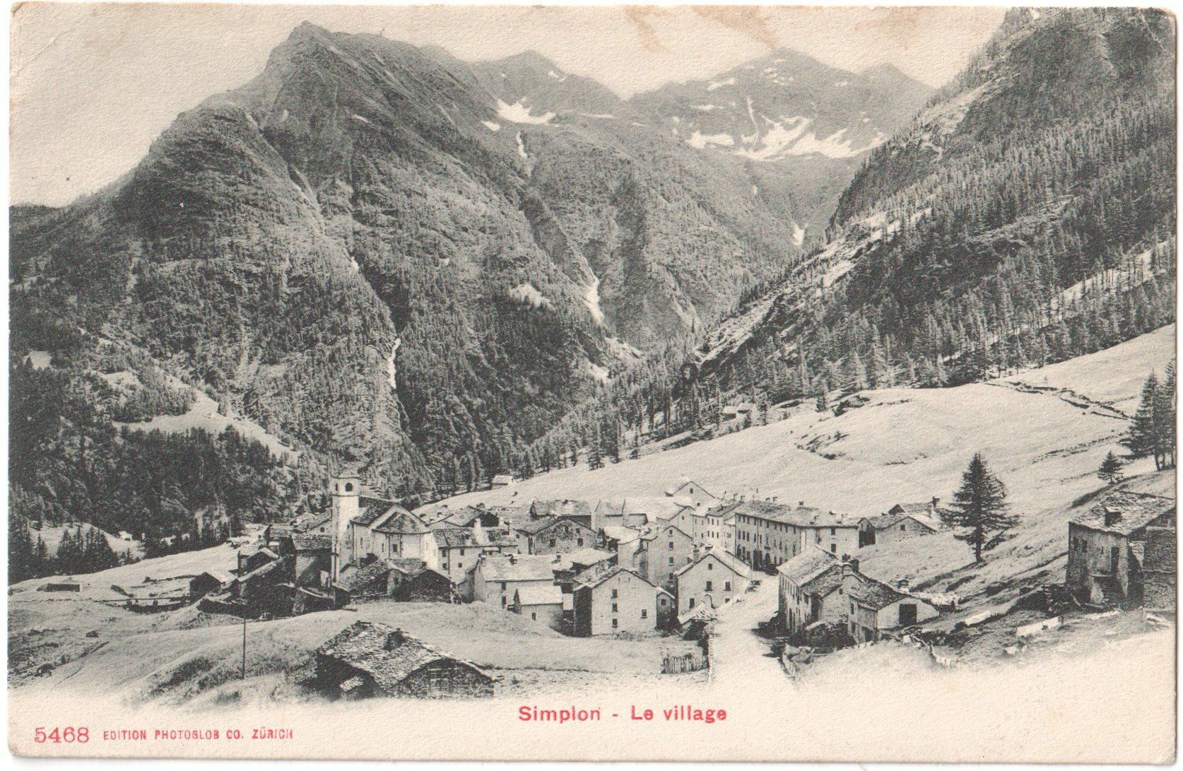 Cartes postales: SIMPLON: le village 1905 – D'occasion à Engelburg par Swisscards 1