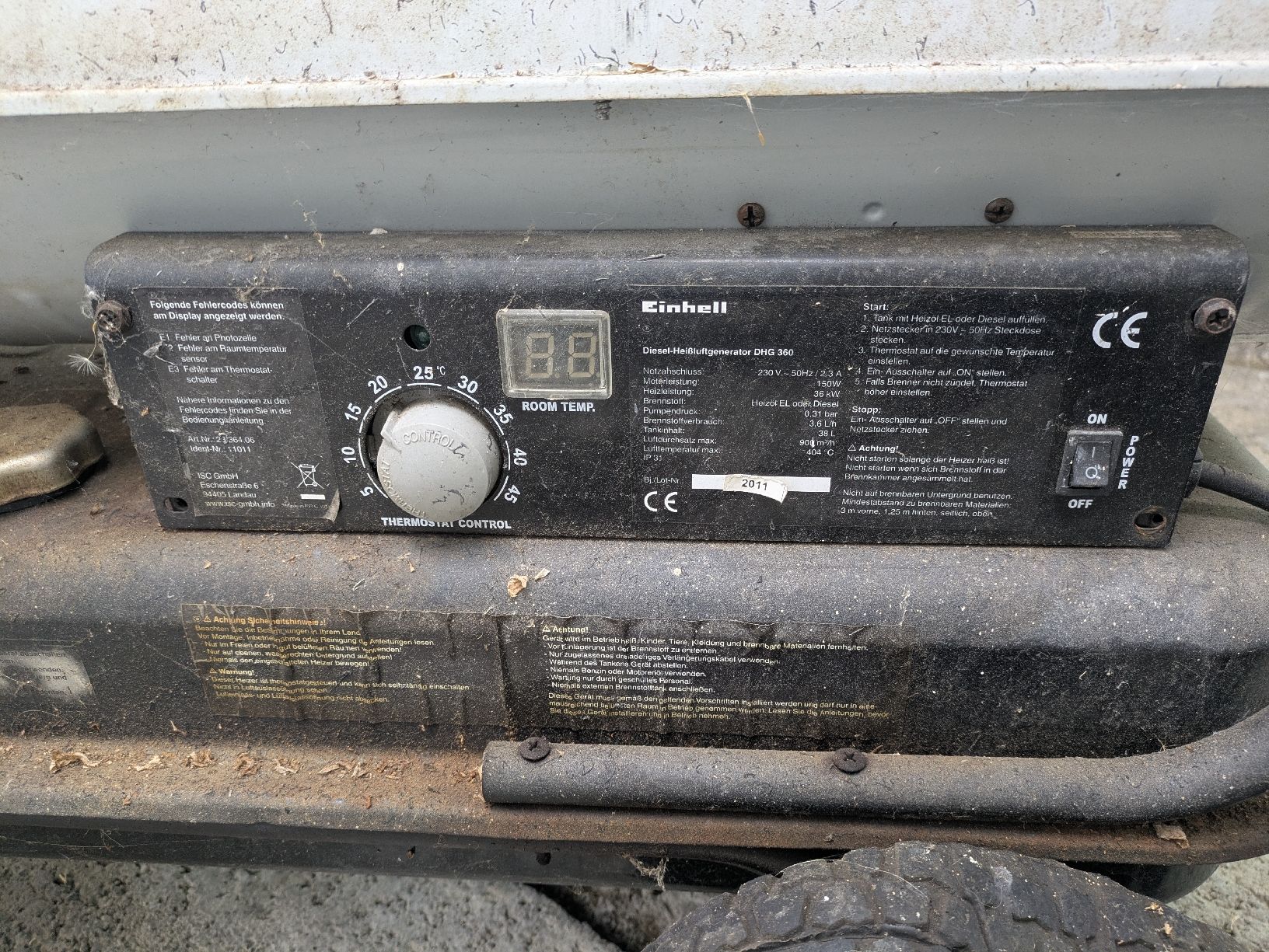 Einhell Radiatori: Einhell DHG 360 Heizgebläse – Usato da Wallisellen venduto da bspm20 3