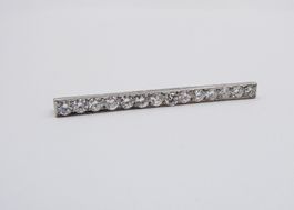 DIAMANT BROSCHE IN 950 PLATIN