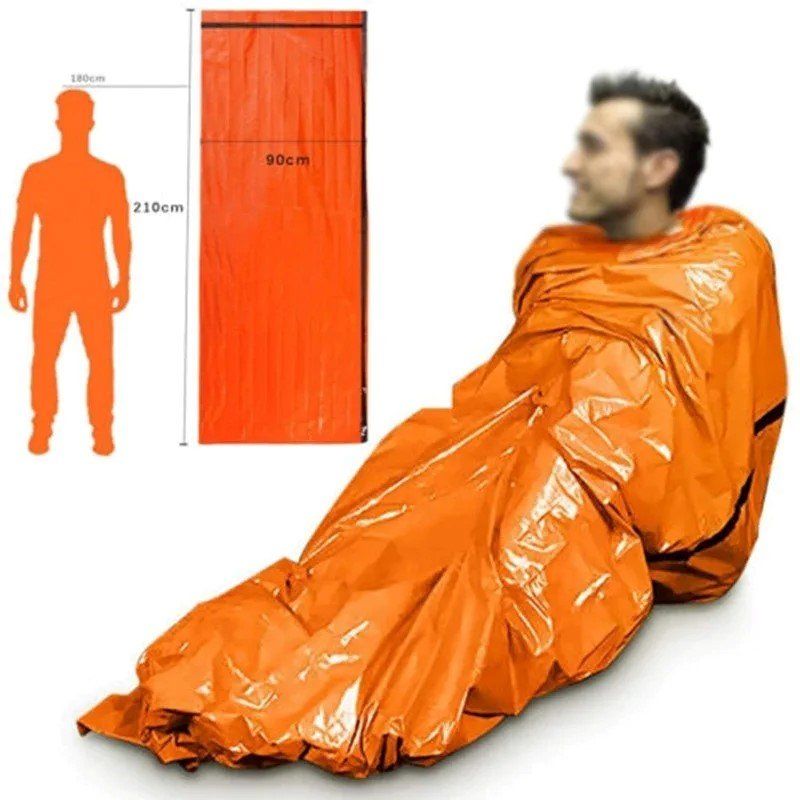 Sacchi a pelo: NEU Notfall-Schlafsack / Sac de couchage d'urgence – Nuovo e nell'imballaggio originale da Isérables venduto da Alfaga 2