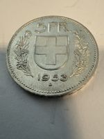Schweiz 5 Franken 1953 B – Silber 0.835 – Original 5 Fr. – S