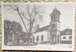 Mairie et Temple du PETIT-SACONNEX non circulée