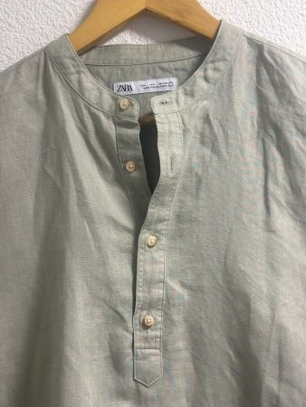 ZARA Hemd Mandarin Kragen Grösse L neuwertig