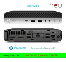 HP ProDesk WiFi i5 6Kern -3.70GHz 16GB SSD 1TB = 1000GB NEU