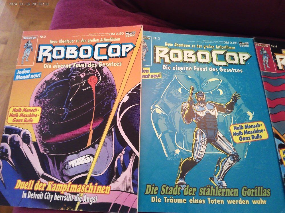 Fumetti: RoboCop Comics Nr. 2, 3, 4 BASTEI COMIC – Usato da Volketswil venduto da nemo2000 1