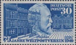 BRD 116 75 Jahre Weltpostverein (UPU) Heinrich von Stephan**