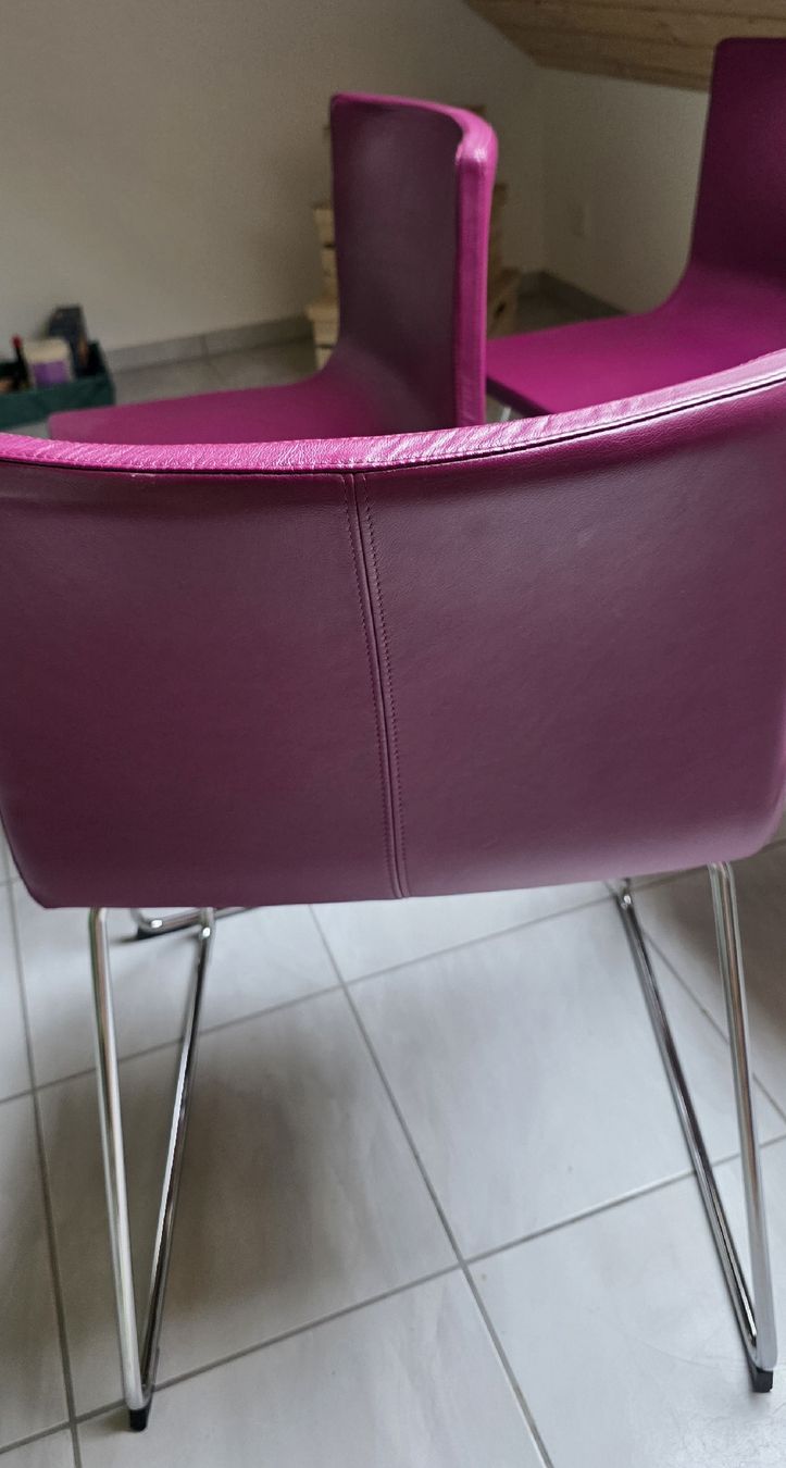 Sedie: 4 Lederstühle Bernhard von IKEA – Usato da Günsberg venduto da Bari72 2