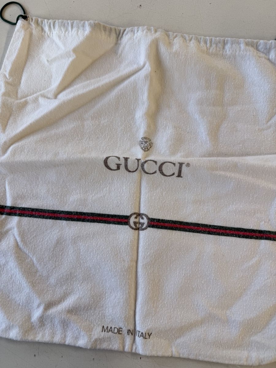 Gucci Borse: 80’s Gucci Dust Bag – Usato da Lausanne venduto da user1020rnt 1