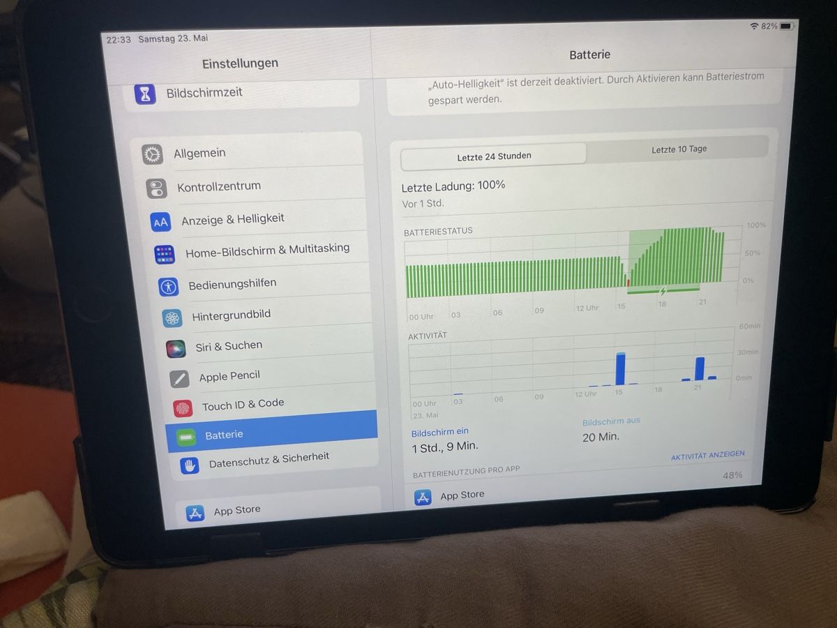 Apple Tablet PC: Occasion: Apple iPad Pro 9.7" 128GB Space Grau Top – Usato da Luzern venduto da M.Ai 8