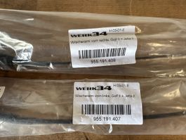 Wischarme vorne links rechts Golf II Jetta II NEU
