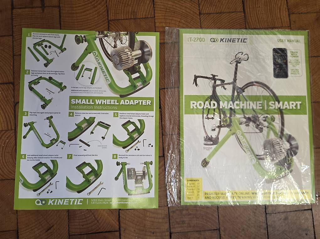 Hometrainer: Kurt Kinetic Rollentrainer + Small Wheel Adapter – Usato da Ennetbaden venduto da froelix 4
