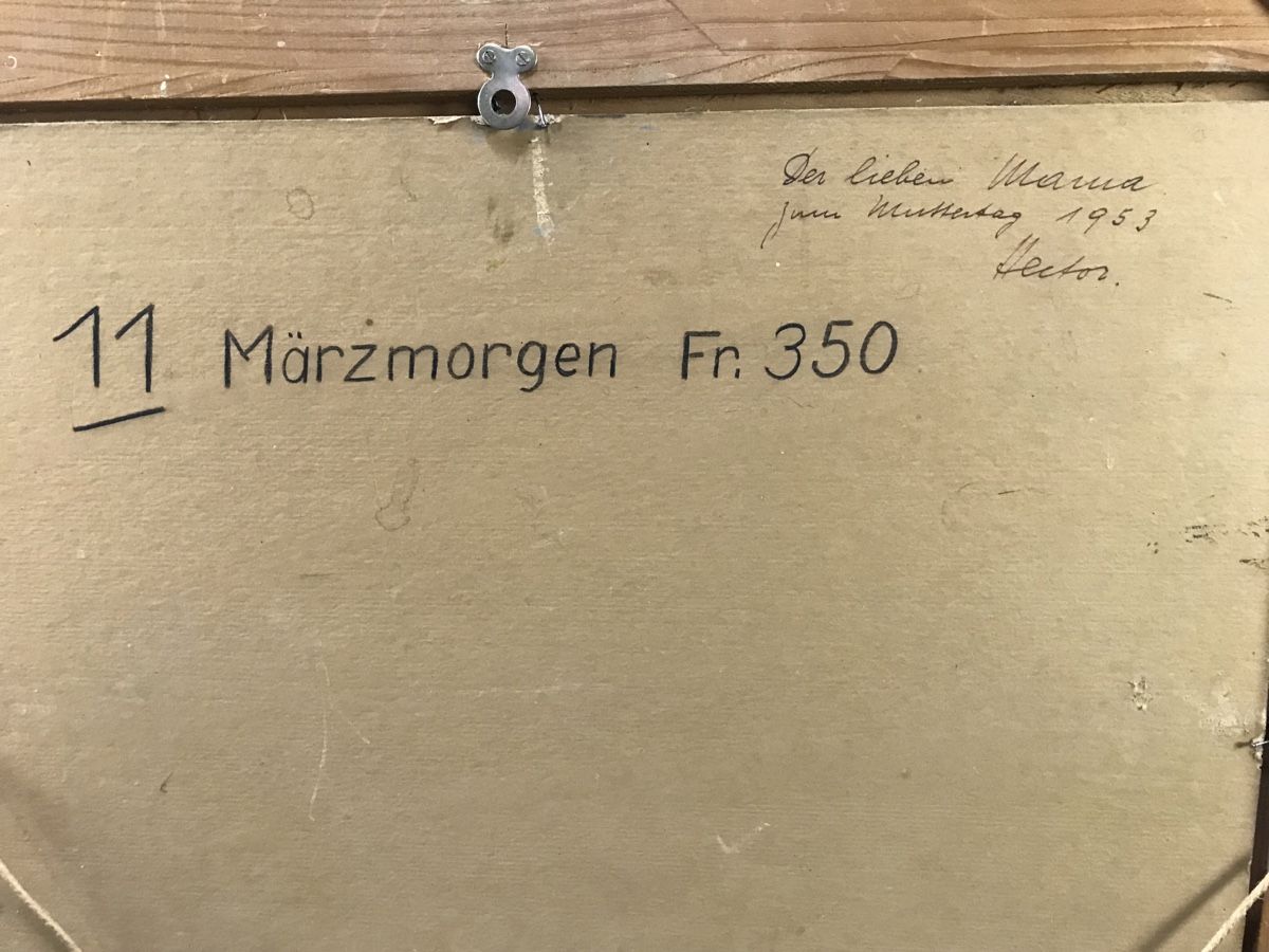Dipinti: SCHÄR ARNOLD 1893-1957 – Usato da Wolfhalden venduto da SecondAntique 9