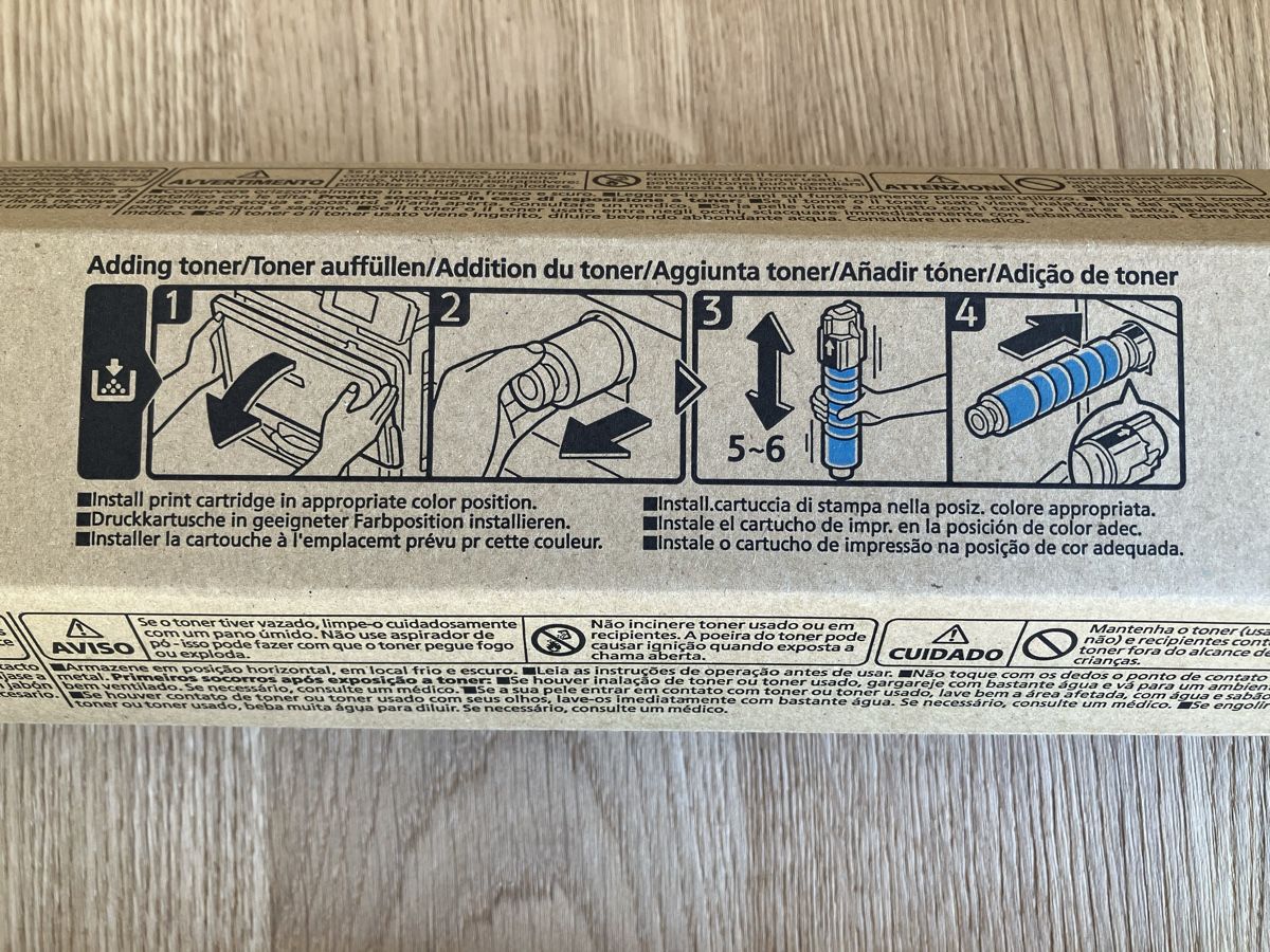 Ricoh Cartucce per stampanti & toner: Cartouche MP C305 Cyan – Nuovo e nell'imballaggio originale da Emmen venduto da Mikhail01 3